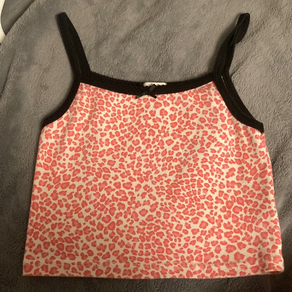 Brandy Melville animal print cami top